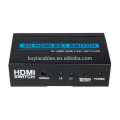 (METAL) Высокое качество V1.3 1080P 3D 2x1 HDMI Switcher 2Port HDMI Video Switch Splitter для HDTV DVD DV камеры